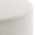 EEI-6649 Callum Large 38" Round Woven Heathered Fabric Upholstered Ottoman by Modway