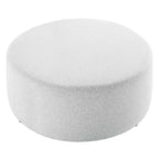 EEI-6649 Callum Large 38" Round Woven Heathered Fabric Upholstered Ottoman by Modway