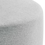 EEI-6649 Callum Large 38" Round Woven Heathered Fabric Upholstered Ottoman by Modway