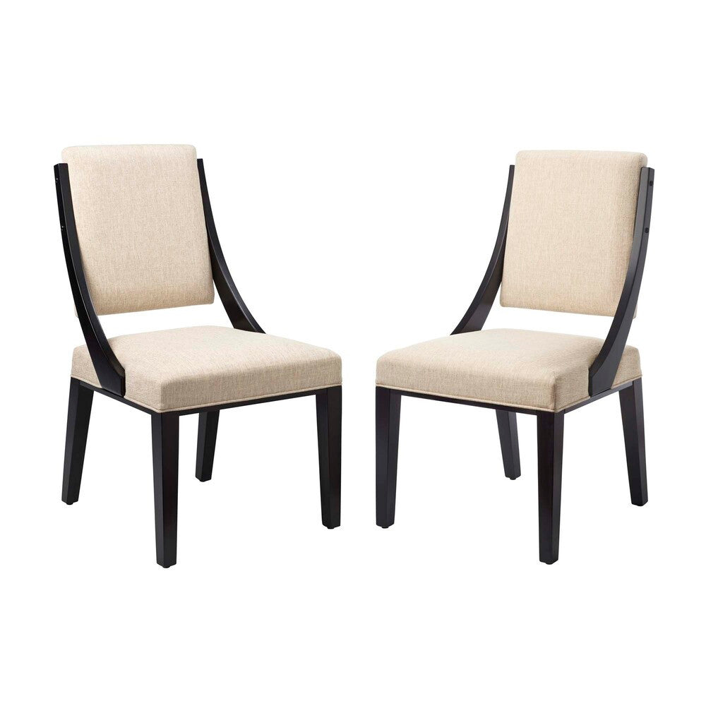 Modway Cambridge Upholstered Fabric Dining Chairs Set of 2 by Modway-EEI-4553