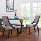 Modway Cambridge Upholstered Fabric Dining Chairs Set of 2 by Modway-EEI-4553