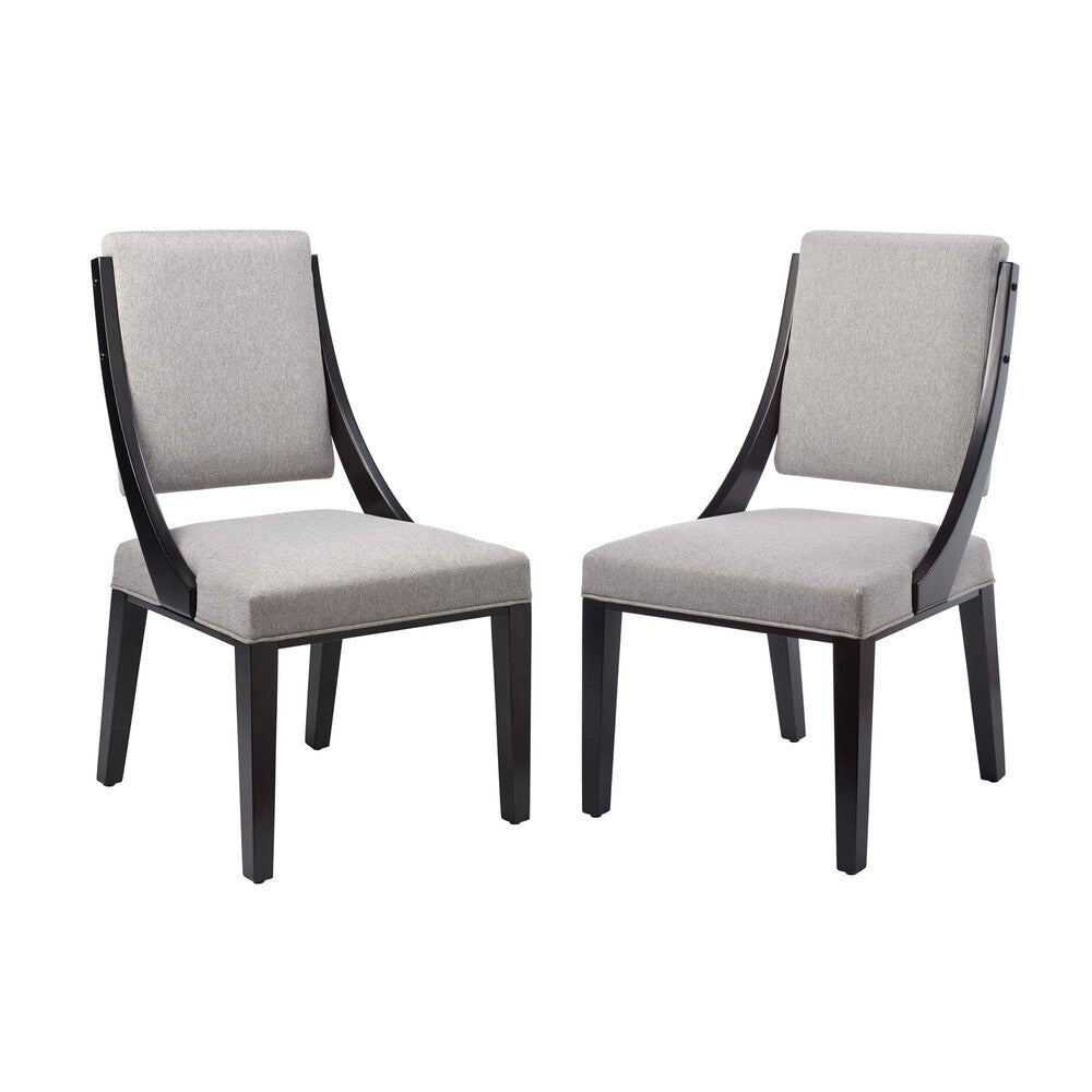 Modway Cambridge Upholstered Fabric Dining Chairs Set of 2 by Modway-EEI-4553