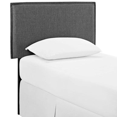 Modway MOD-5405-GRY Camille Upholstered Fabric Twin Headboard Gray
