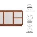 EEI-6865-WAL Capri 63" Wood Grain TV Console by Modway