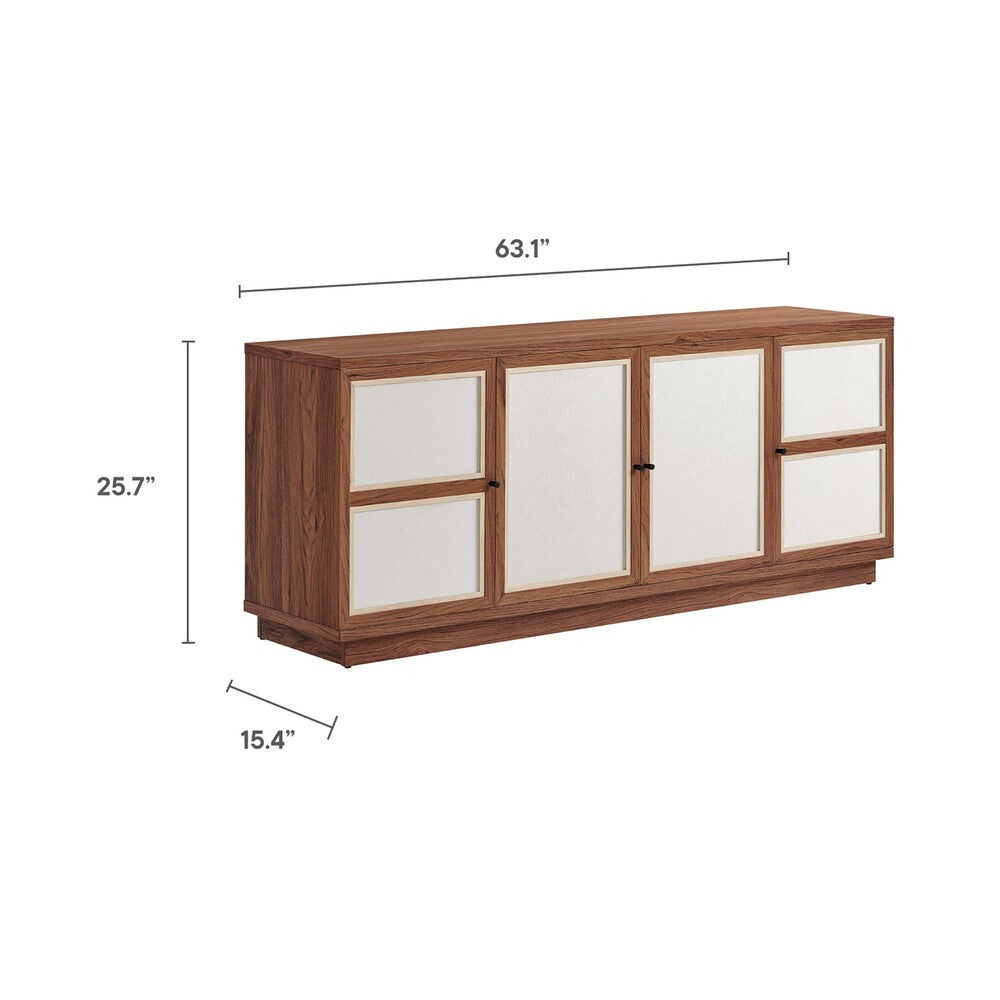 EEI-6865-WAL Capri 63" Wood Grain TV Console by Modway