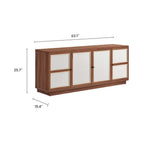 EEI-6865-WAL Capri 63" Wood Grain TV Console by Modway