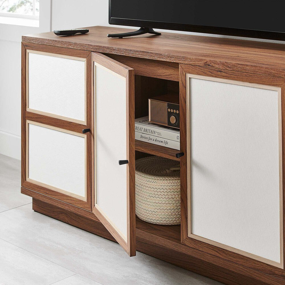 EEI-6865-WAL Capri 63" Wood Grain TV Console by Modway