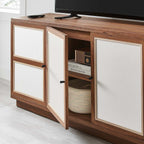 EEI-6865-WAL Capri 63" Wood Grain TV Console by Modway