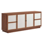Modway EEI-6865-WAL Capri 63" Wood Grain TV Console Walnut