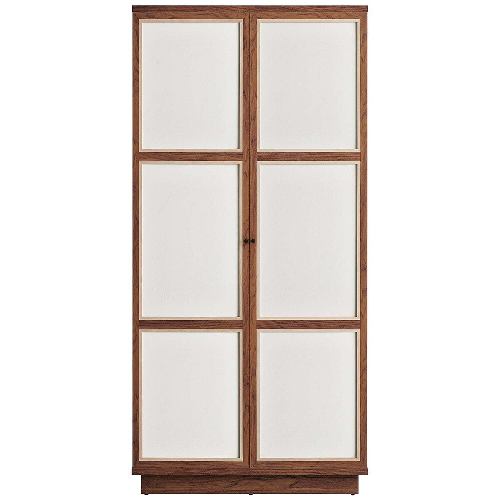 MOD-7156-WAL Capri 70" Tall Wood Grain Storage Cabinet by Modway