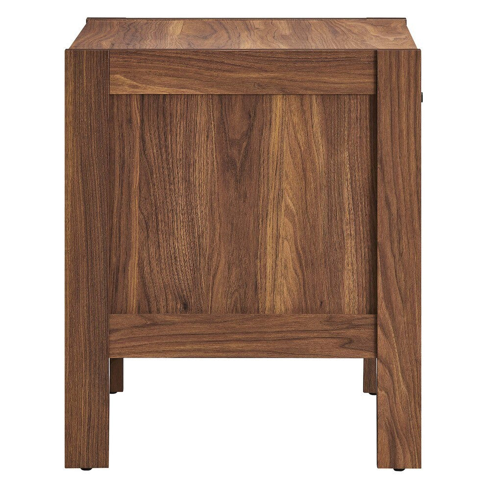 MOD-7118-WAL Capri Wood Grain Nightstand by Modway
