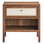 MOD-7118-WAL Capri Wood Grain Nightstand by Modway