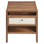 MOD-7118-WAL Capri Wood Grain Nightstand by Modway