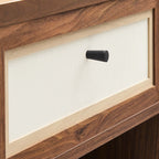 MOD-7118-WAL Capri Wood Grain Nightstand by Modway