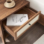 MOD-7118-WAL Capri Wood Grain Nightstand by Modway