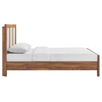 MOD-7119-WAL Capri Wood Grain Queen Platform Bed by Modway