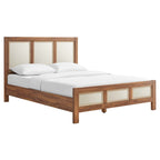 MOD-7119-WAL Capri Wood Grain Queen Platform Bed by Modway