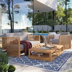 EEI-5837 Carlsbad 3-Piece Teak Wood Outdoor Patio Set by Modway