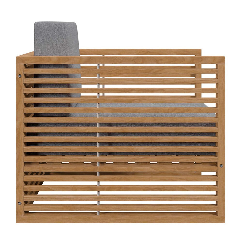 EEI-5837 Carlsbad 3-Piece Teak Wood Outdoor Patio Set by Modway
