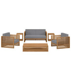 EEI-5836 Carlsbad 6-Piece Teak Wood Outdoor Patio Set by Modway