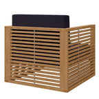 EEI-5836 Carlsbad 6-Piece Teak Wood Outdoor Patio Set by Modway