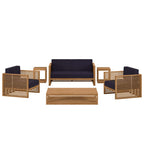 EEI-5836 Carlsbad 6-Piece Teak Wood Outdoor Patio Set by Modway