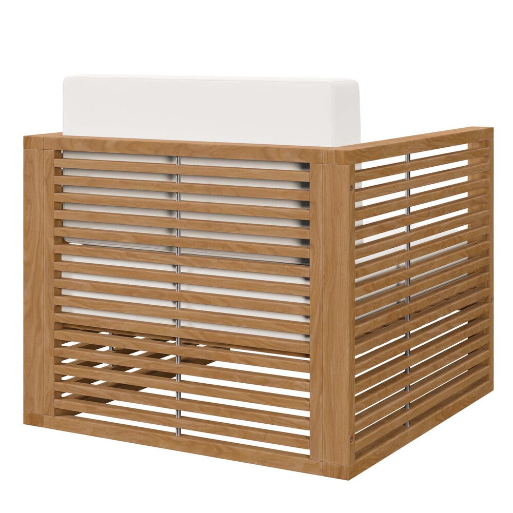 EEI-5836 Carlsbad 6-Piece Teak Wood Outdoor Patio Set by Modway