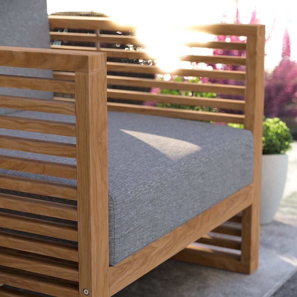EEI-5606 Carlsbad Teak Wood Outdoor Patio Armchair by Modway