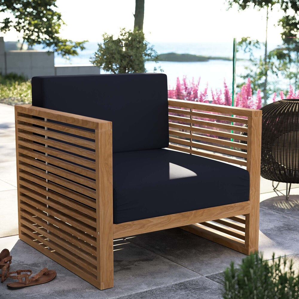 EEI-5606 Carlsbad Teak Wood Outdoor Patio Armchair by Modway