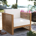 EEI-5606 Carlsbad Teak Wood Outdoor Patio Armchair by Modway