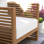 EEI-5606 Carlsbad Teak Wood Outdoor Patio Armchair by Modway