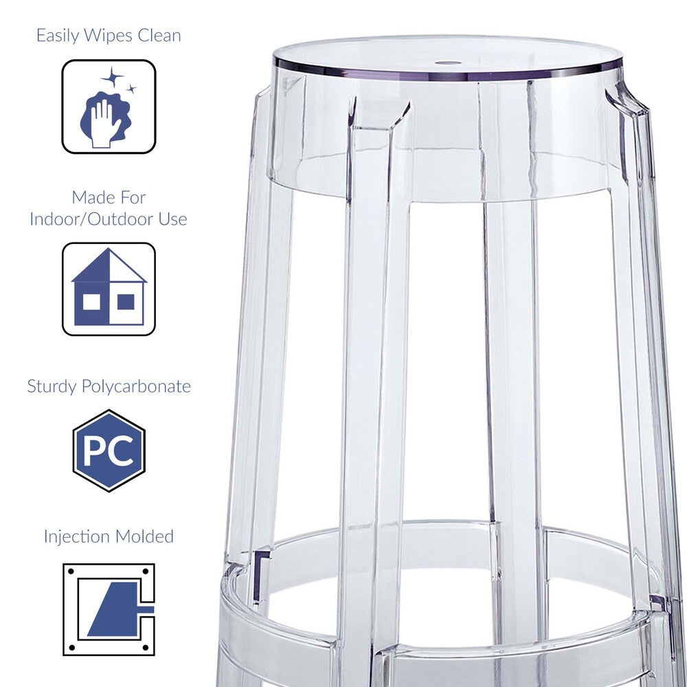 EEI-170-CLR Casper Backless Bar Stool by Modway