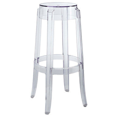 Modway EEI-170-CLR Casper Backless Bar Stool Clear