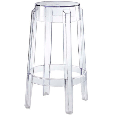 Modway EEI-171-CLR Casper Backless Counter Stool Clear