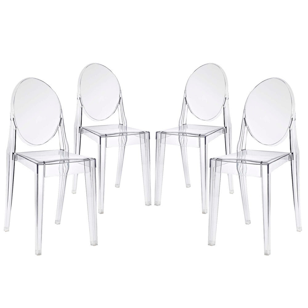 EEI-908-CLR Casper Dining Chairs Set of 4 by Modway