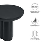 EEI-6762 Caspian 40" Round Concrete Dining Table by Modway