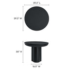 EEI-6762 Caspian 40" Round Concrete Dining Table by Modway