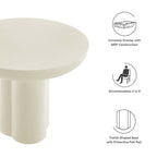 EEI-6762 Caspian 40" Round Concrete Dining Table by Modway