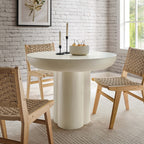 EEI-6762 Caspian 40" Round Concrete Dining Table by Modway