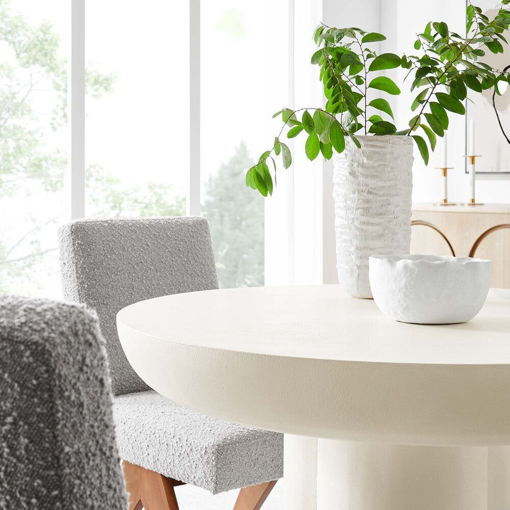EEI-6762 Caspian 40" Round Concrete Dining Table by Modway