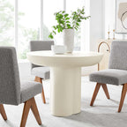 EEI-6762 Caspian 40" Round Concrete Dining Table by Modway