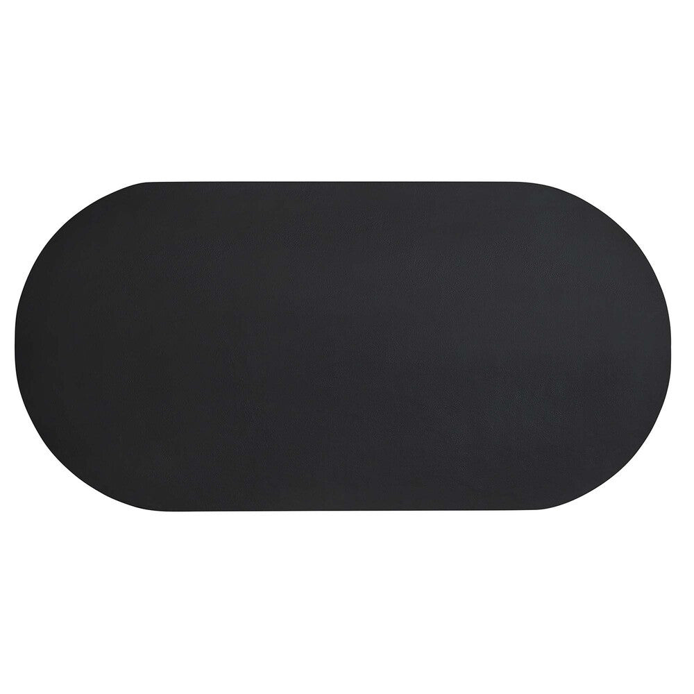 EEI-6764 Caspian 72" Oval Concrete Dining Table by Modway