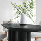 EEI-6764 Caspian 72" Oval Concrete Dining Table by Modway