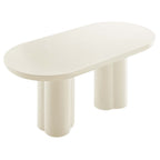 EEI-6764 Caspian 72" Oval Concrete Dining Table by Modway