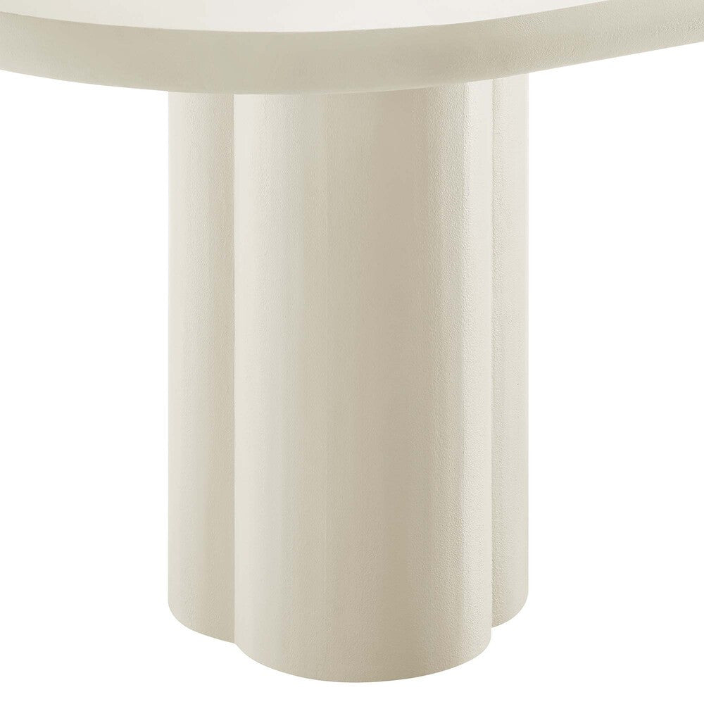 EEI-6764 Caspian 72" Oval Concrete Dining Table by Modway