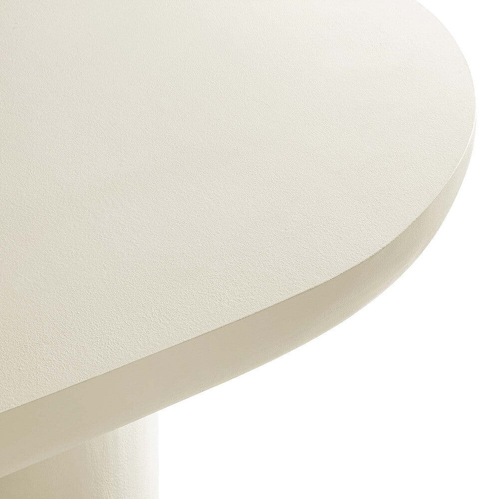 EEI-6764 Caspian 72" Oval Concrete Dining Table by Modway