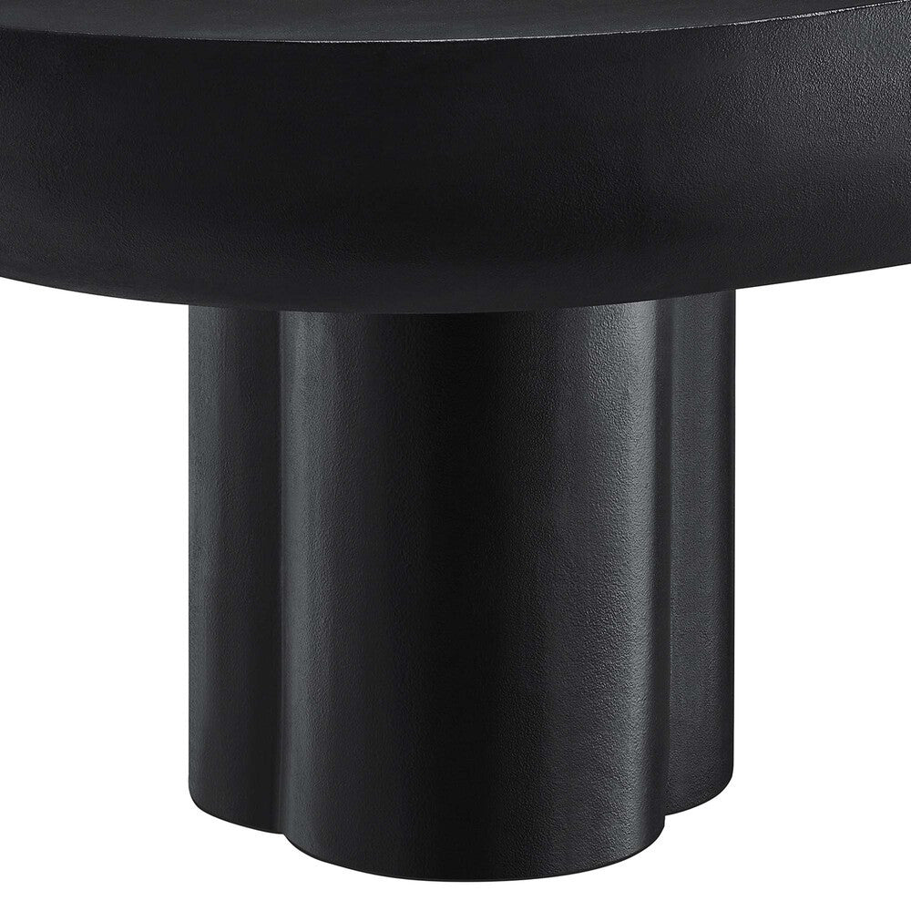 EEI-6763 Caspian Oval Concrete Coffee Table by Modway