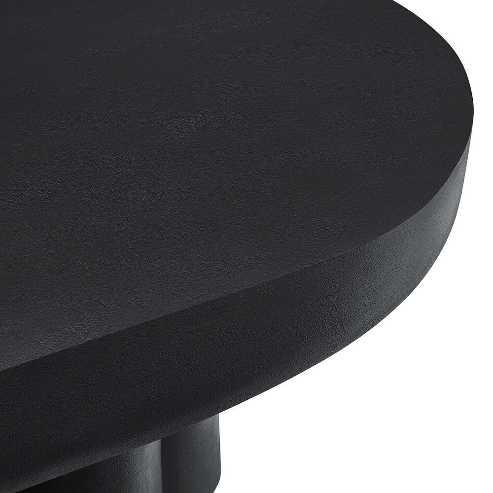 EEI-6763 Caspian Oval Concrete Coffee Table by Modway