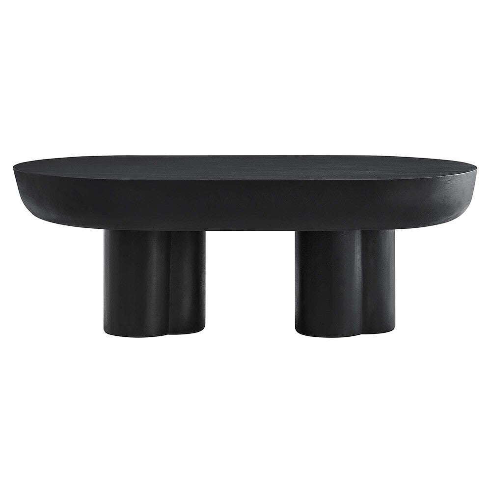 EEI-6763 Caspian Oval Concrete Coffee Table by Modway
