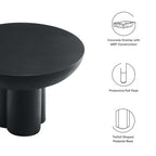 EEI-6760 Caspian Round Concrete Coffee Table by Modway